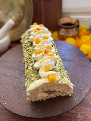 Ras Malai Swiss Roll